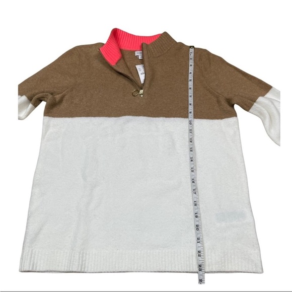 J Crew🔥SALE🔥 Factory colorblock sweater NWT small - Picture 2 of 8